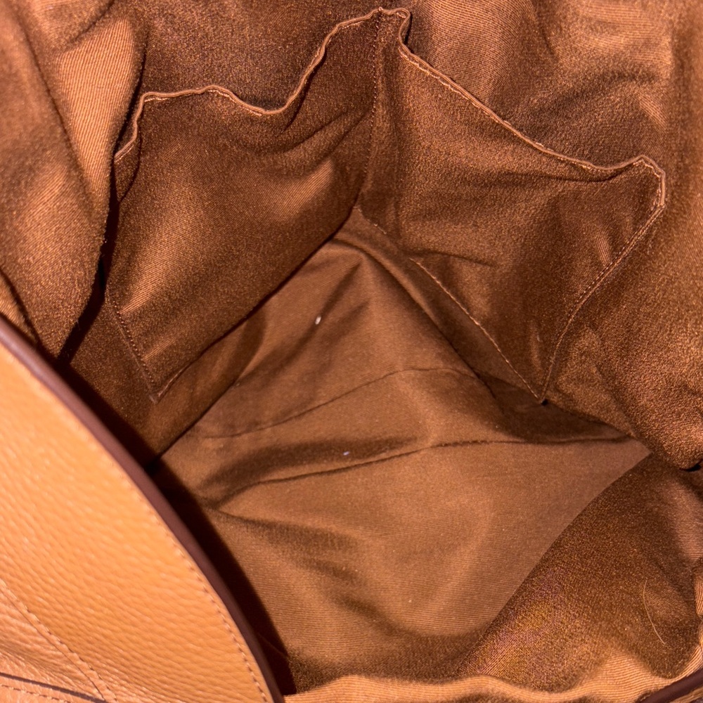 Coach Lexy Tan Leather Hobo Bag - Picture 11 of 11